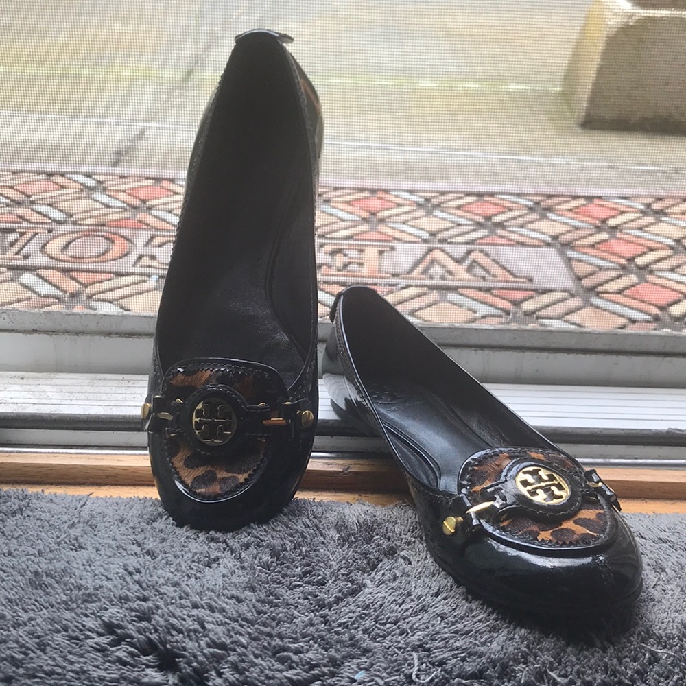 Tory Burch chic leopard print flats ❤️
